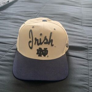 Notre Dame Adidas Leather Strapback